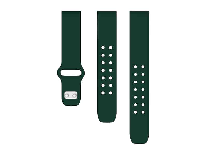 Quick Change Silicone Sport Watch Band (22mm) Green