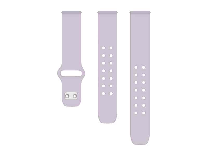 Quick Change Silicone Sport Band, 20mm, Lilac