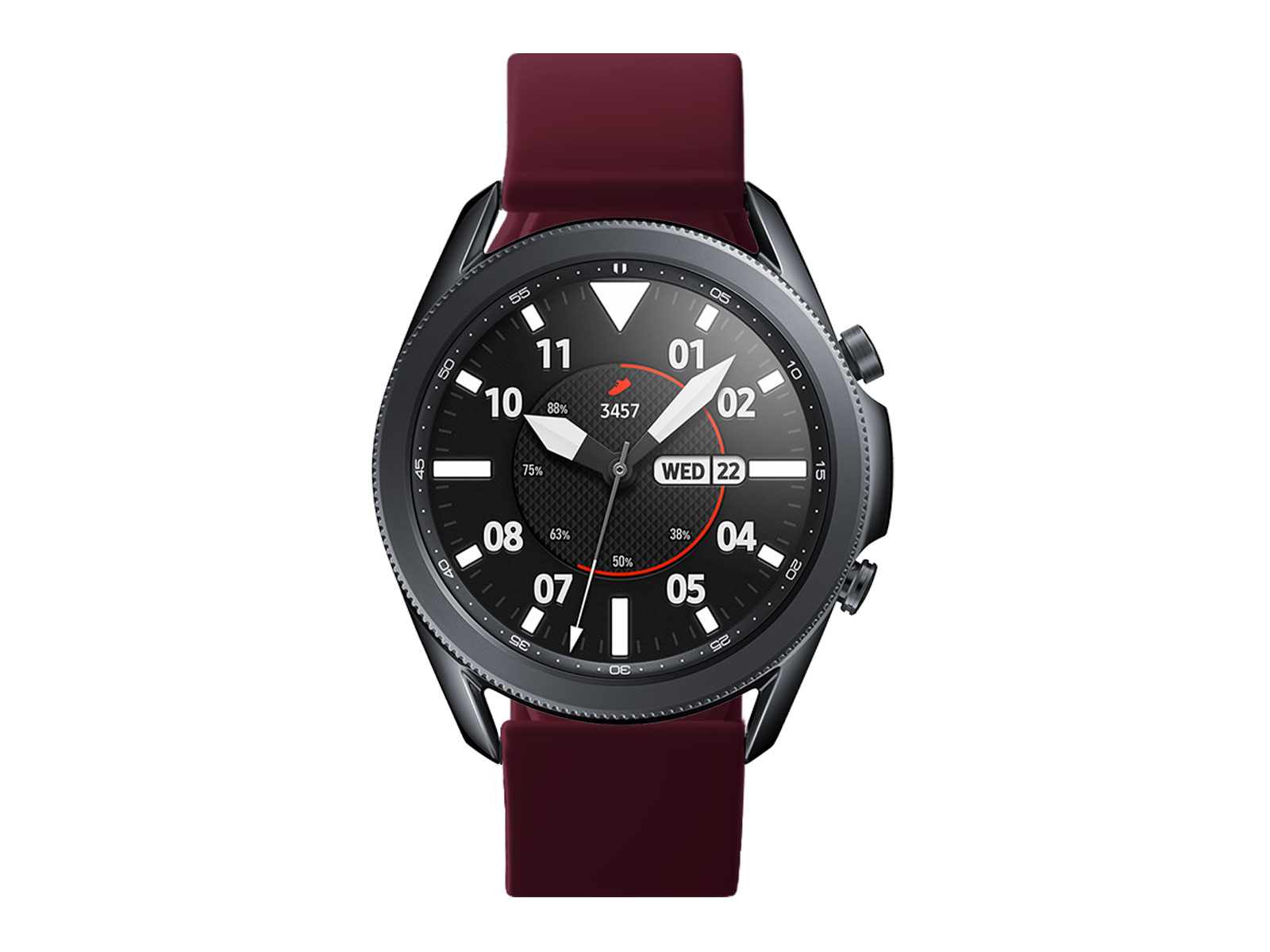 Thumbnail image of Quick Change Silicone Sport Watch Band, 20mm, Maroon