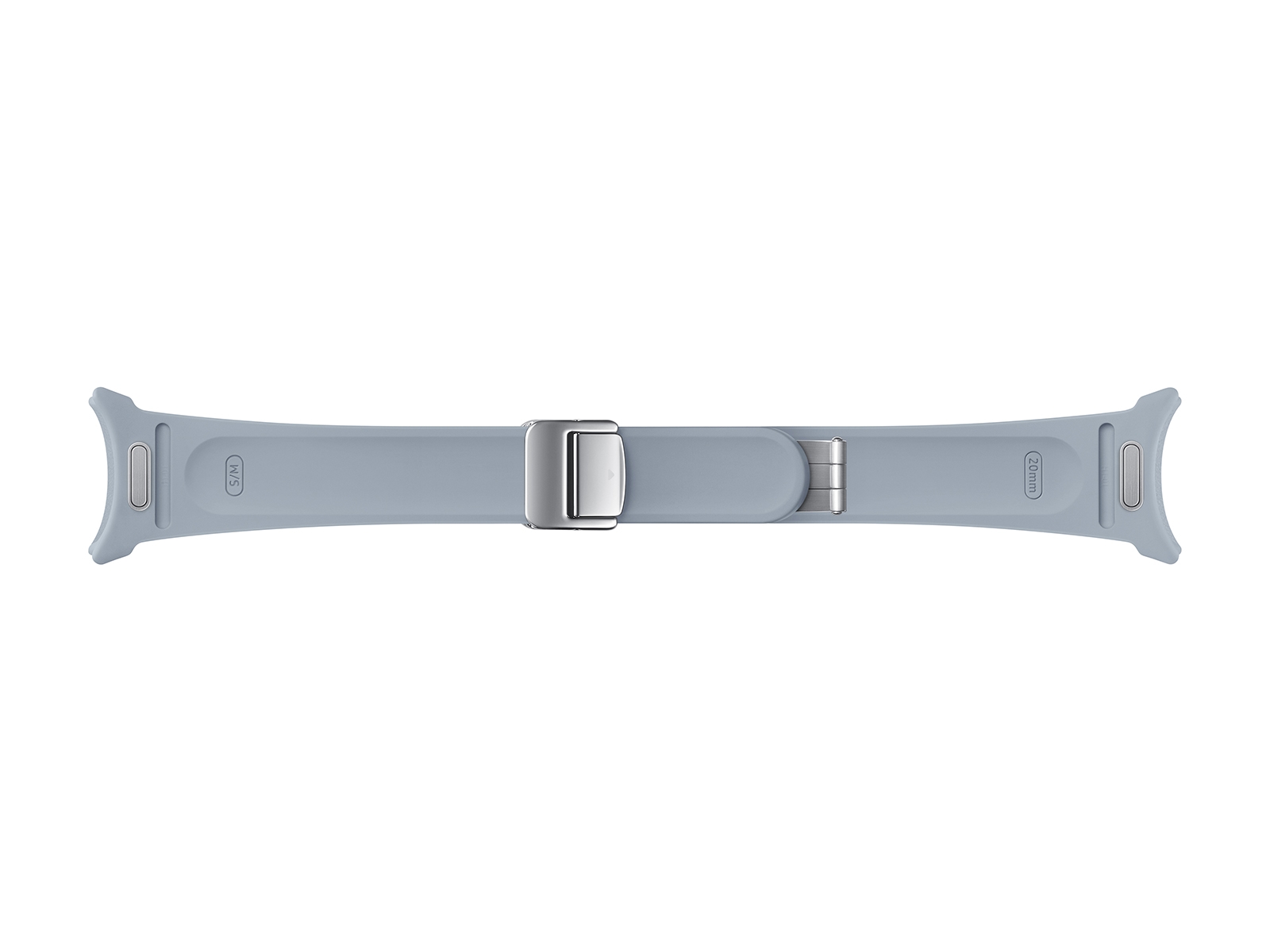 Galaxy Watch D-Buckle Hybrid Eco-Leather Band, S/M, Blue Mobile Accessories  - ET-SHR93SLEGUJ | Samsung US