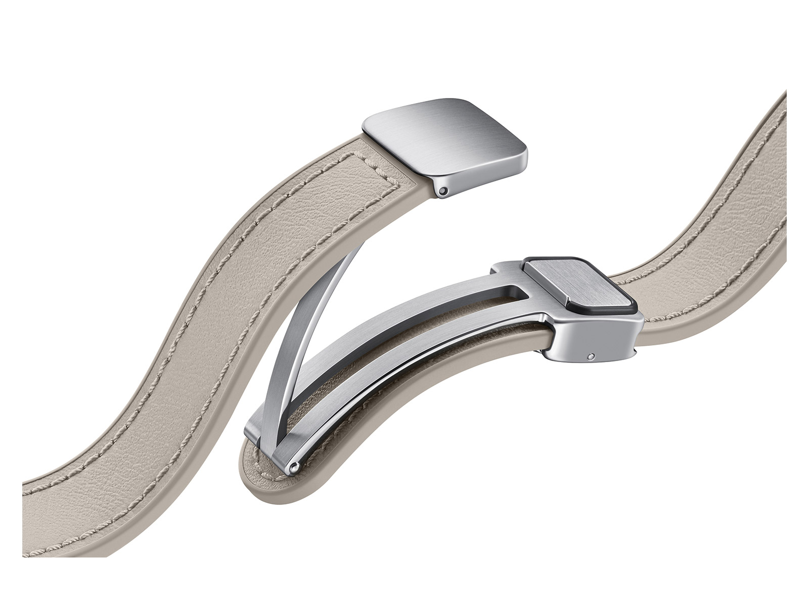 Band, Hybrid Watch Galaxy ET-SHR93SAEGUJ S/M, D-Buckle | Samsung Accessories - Etoupe Eco-Leather US Mobile