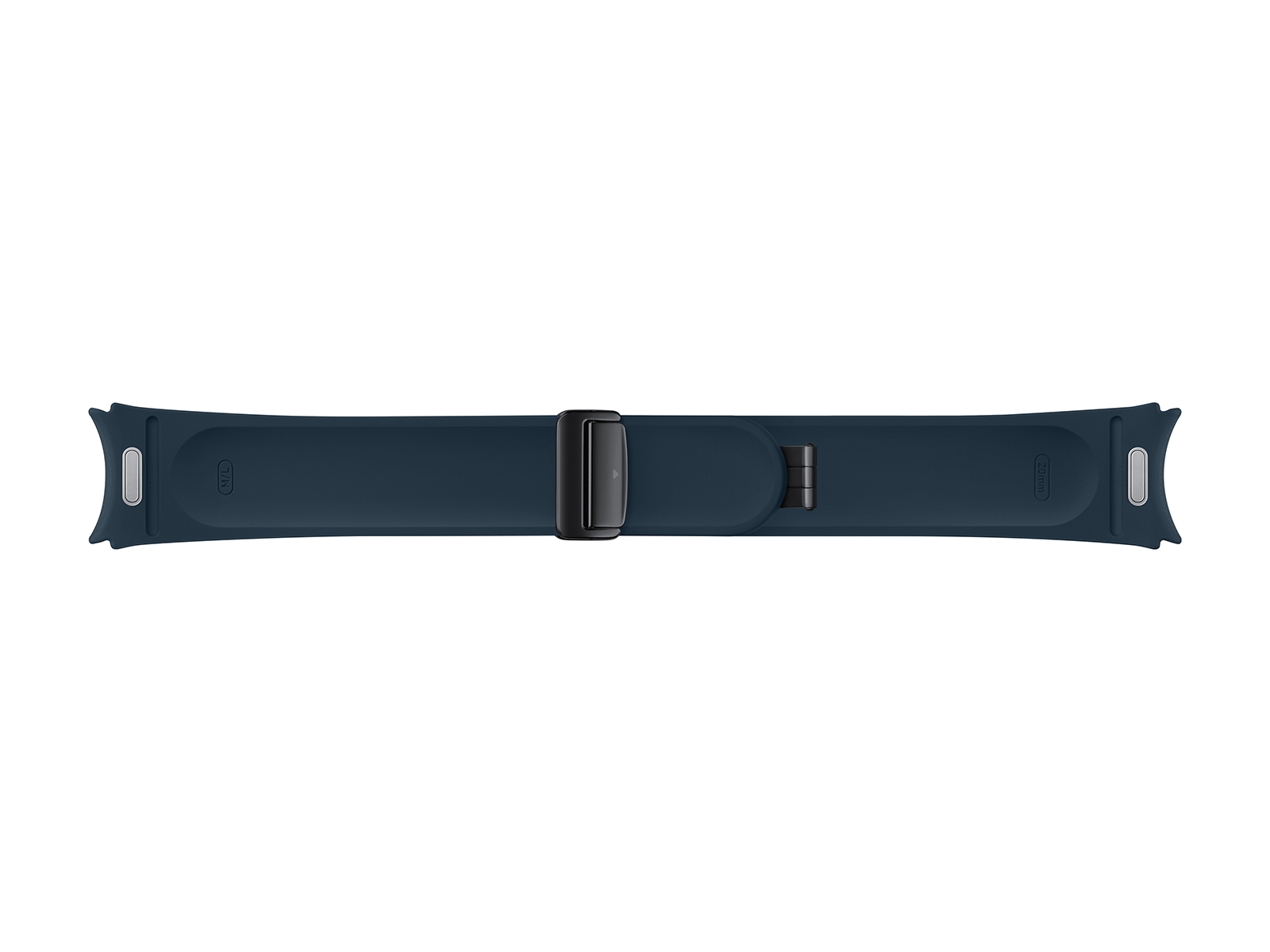 Galaxy Watch D-Buckle Hybrid Eco-Leather Band, M/L, Indigo