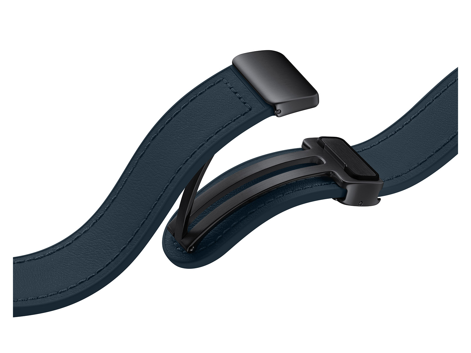 Galaxy Watch D-Buckle Hybrid Eco-Leather Mobile | - Band, Accessories ET-SHR94LNEGUJ Samsung Indigo M/L, US