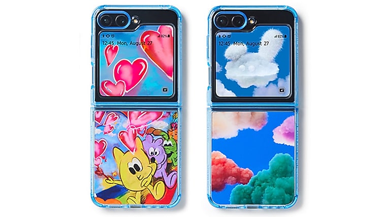 Artist Collection Suit Case for Galaxy Z Flip5 Mobile Accessories -  GP-FPF731SBFWU
