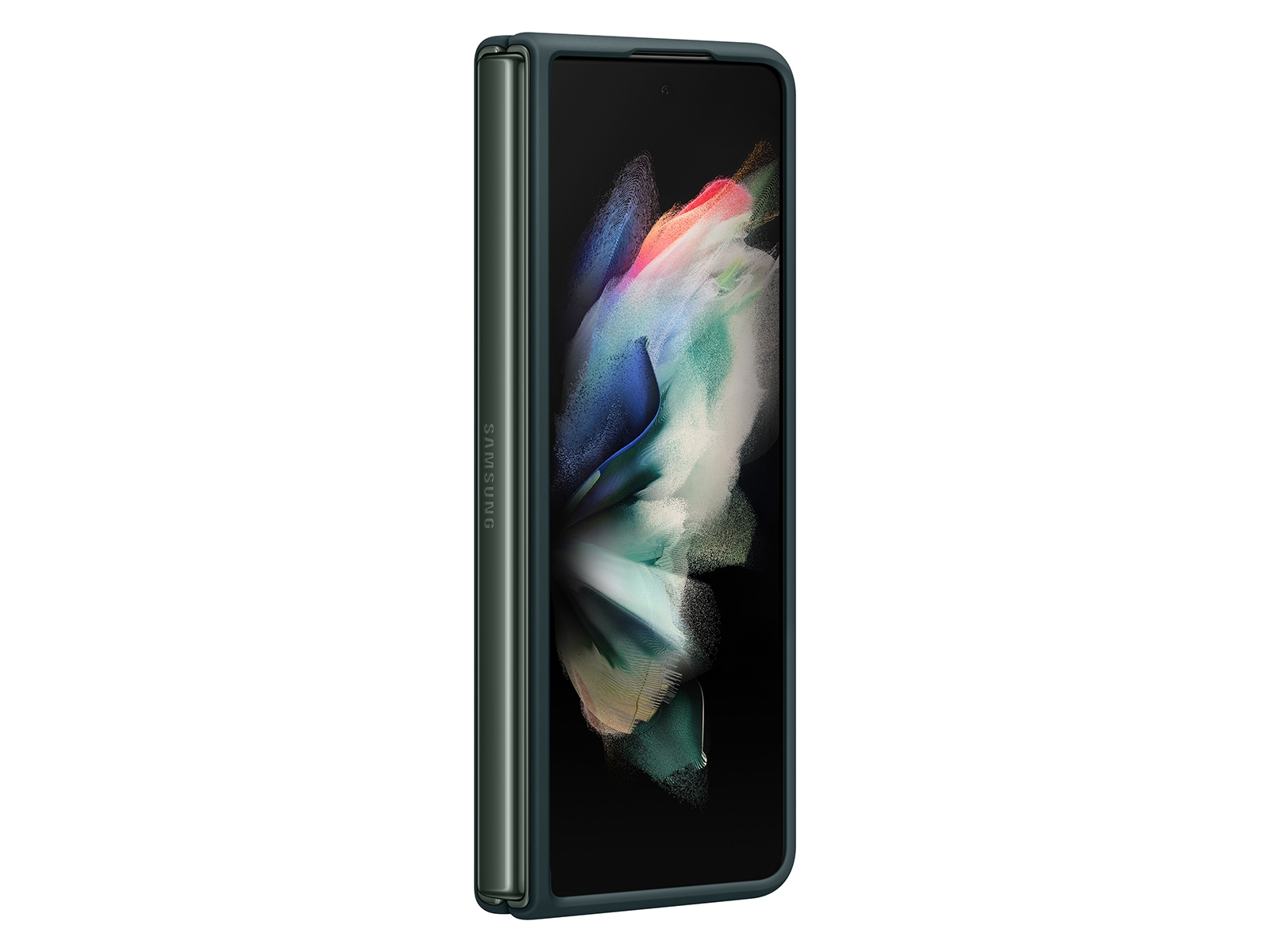 Thumbnail image of Galaxy Z Fold3 5G Silicone Cover, Green