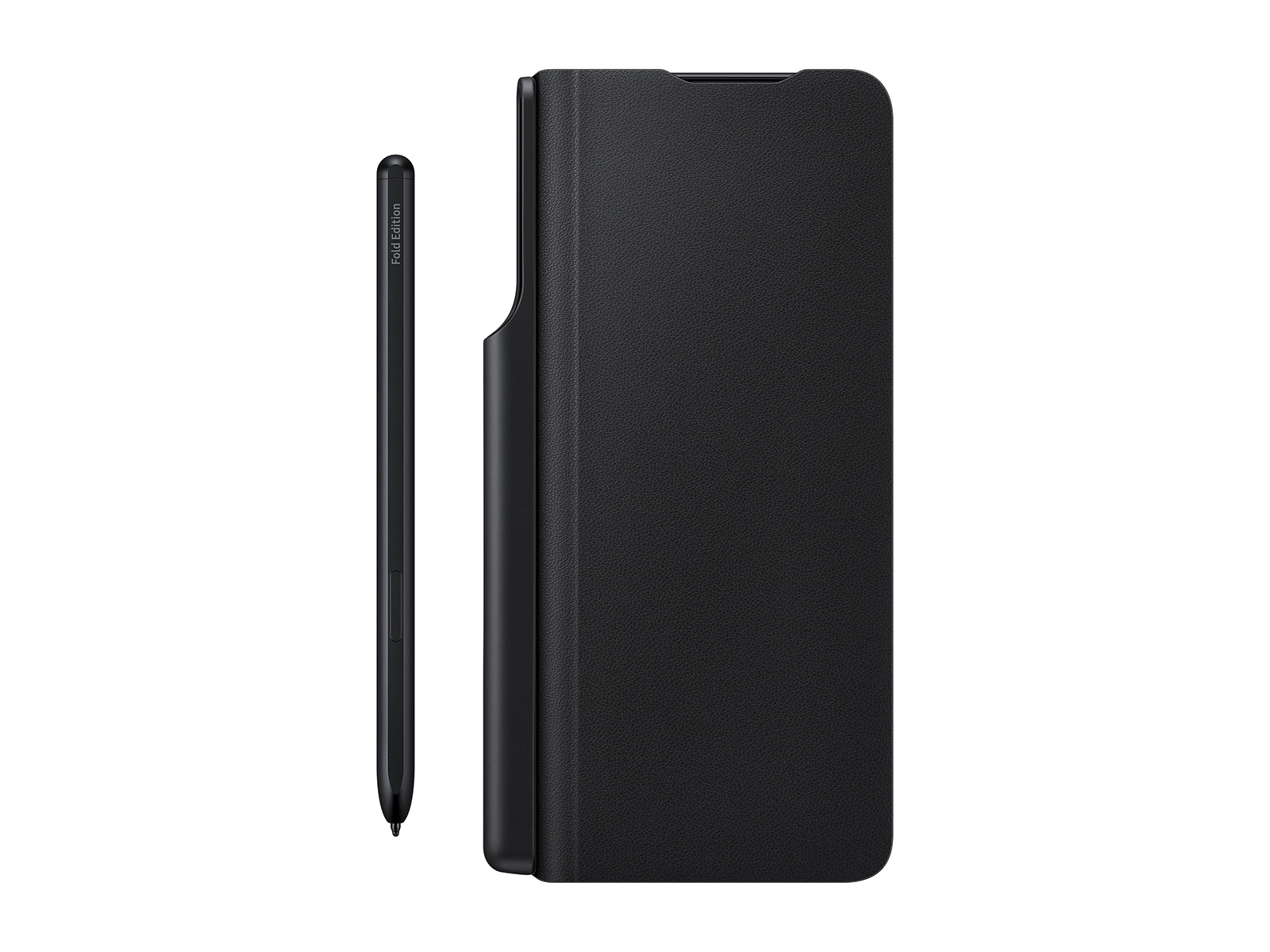 Galaxy Z Fold3 5G Flip Cover with Pen, Black