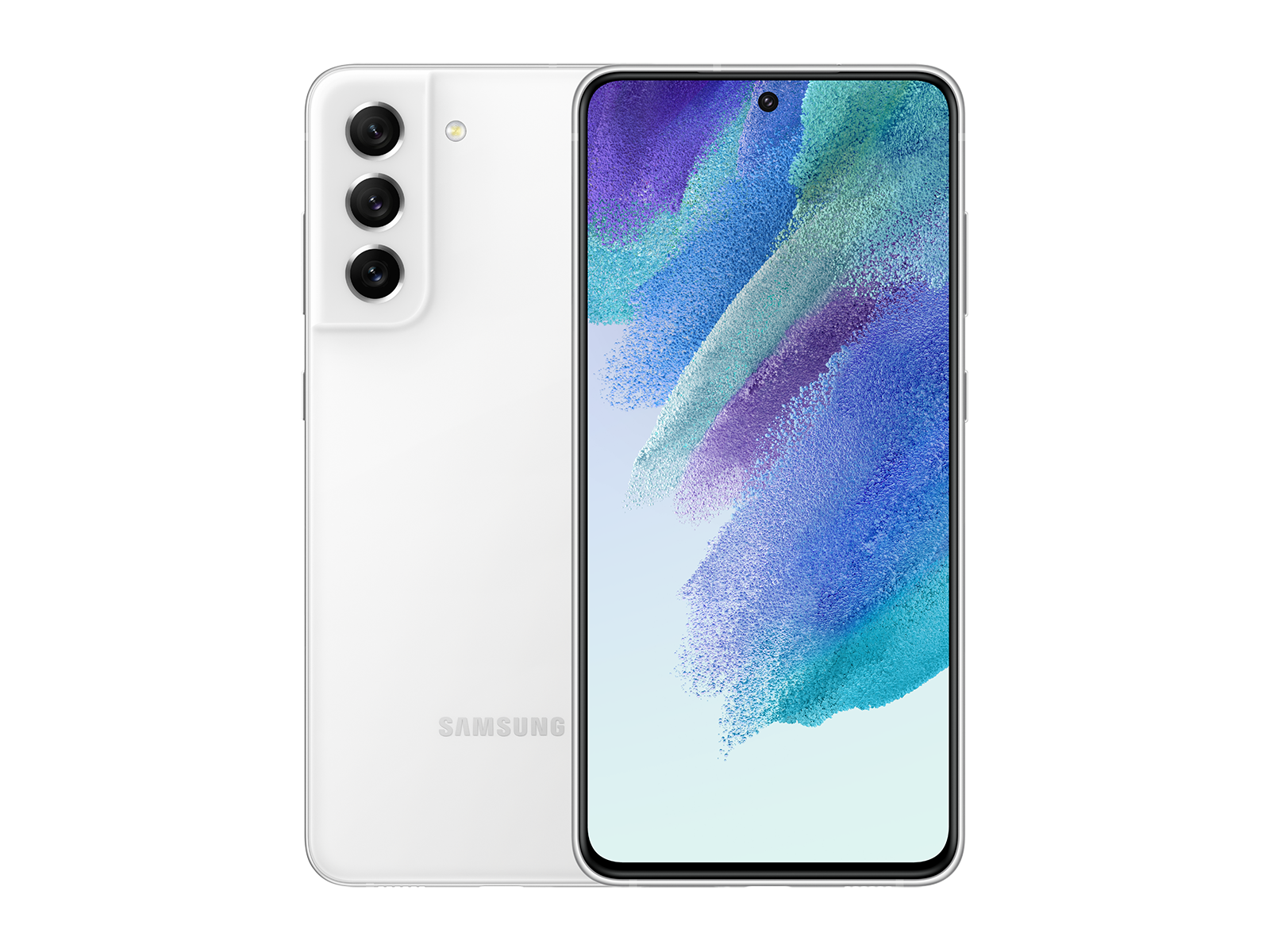 Samsung Galaxy S21 FE 5G, 128GB in White  Unlocked  SM-G990UZWDXAA