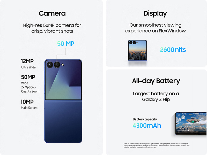 Buy Galaxy Z Flip7 256GB | Mint Smartphone (Unlocked) | Price