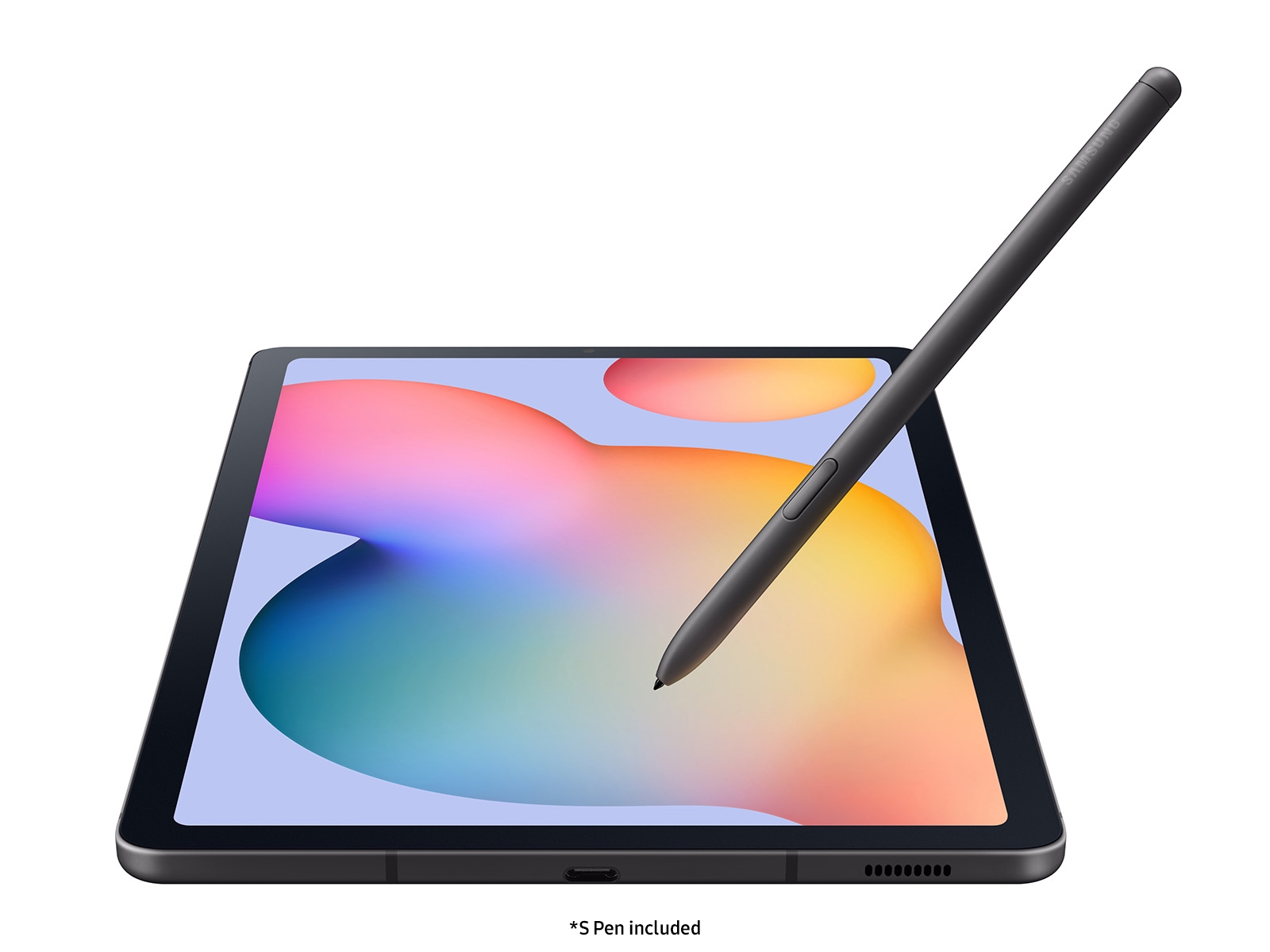 Galaxy Tab S6 Lite 64GB Oxford Gray Tablets - SM-P613NZAAXAR 