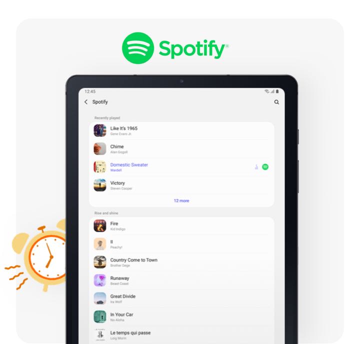 Wake up to your favorite playlist