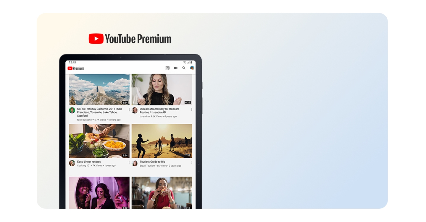 Ad-free YouTube included.¹¹