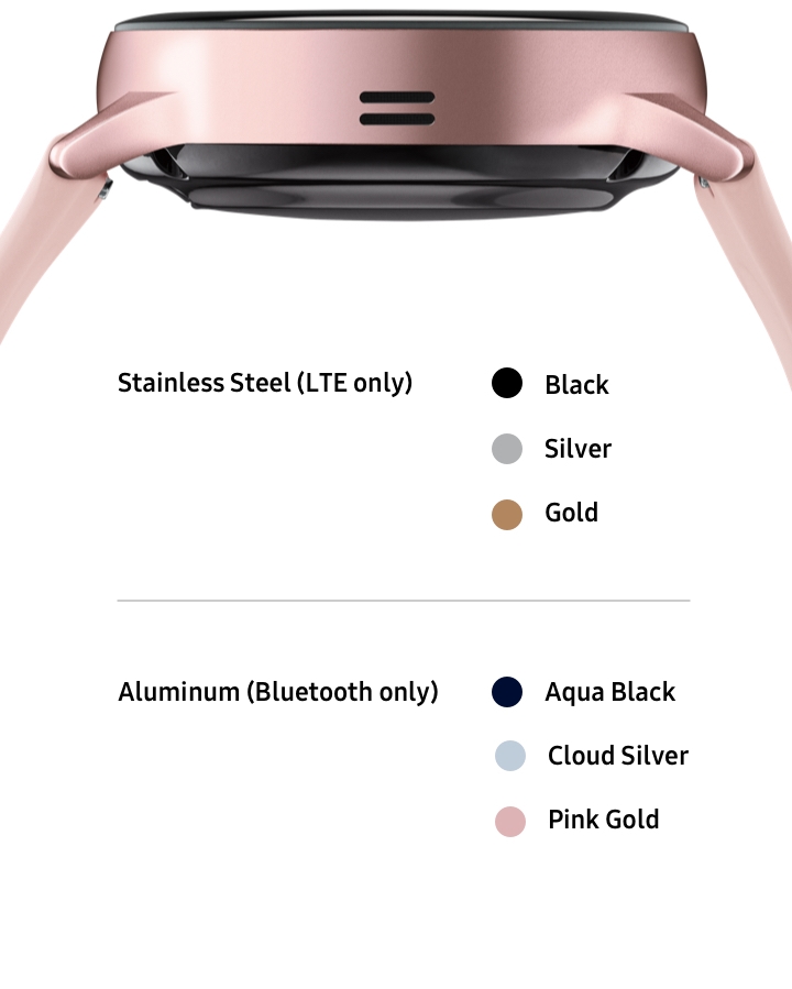  Samsung Galaxy Watch Active2 (40mm) Pink Gold, US Version  (Renewed) : Sports & Outdoors