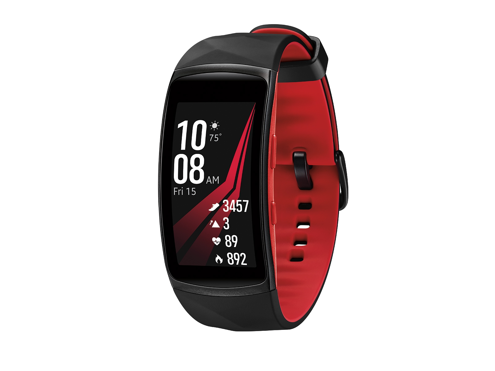 Gear Fit2 Pro smart fitness band (Large), Red Gear Fit2 Pro smart fitness band (Large), Red