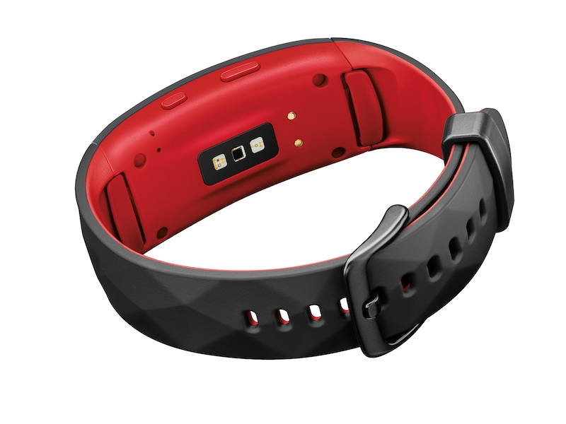 nap Conductivity Claire Gear Fit2 Pro smart fitness band (Large), Red