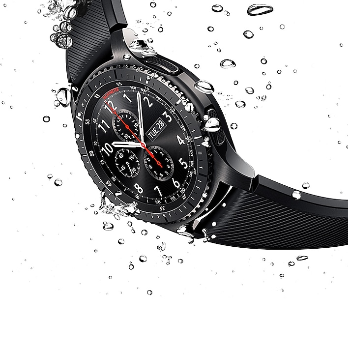 Reloj inteligente Gear S3 Frontier de mm (T-Mobile), gris oscuro
