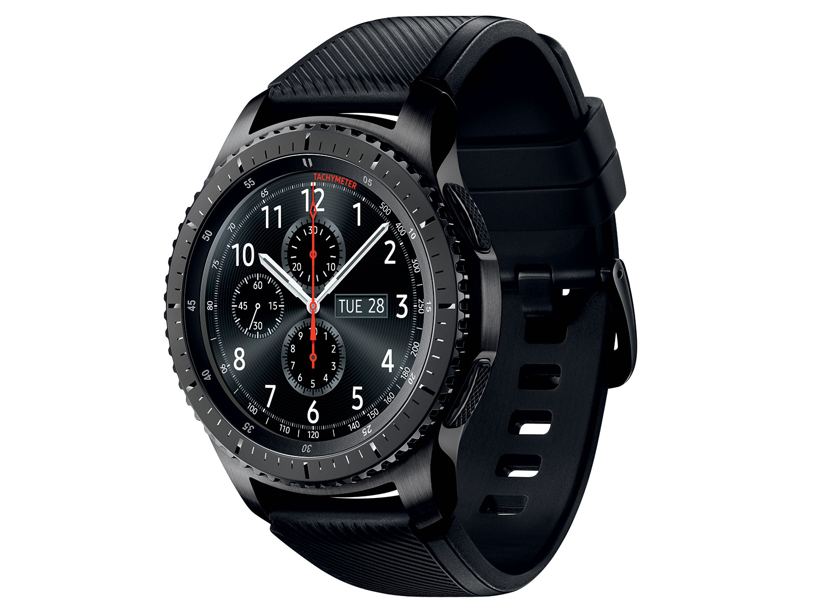 Gear S3 frontier 46mm smartwatch (AT&T), Dark Gray