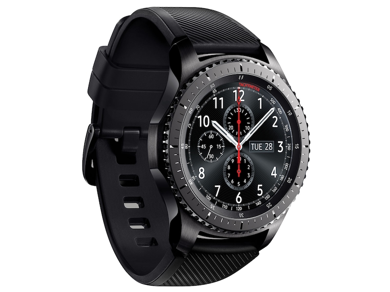 guide Vidner Burma Gear S3 frontier 46mm smartwatch (Bluetooth), Dark Gray