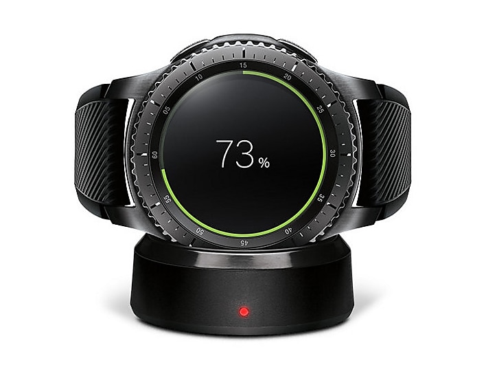 Mauve Pine Distribuere Gear S3 frontier 46mm smartwatch (Bluetooth), Dark Gray