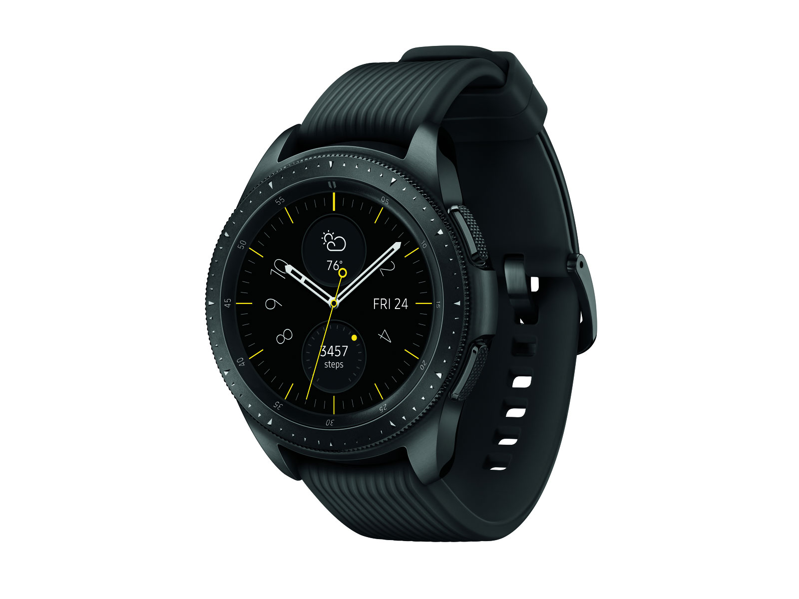 Midnight Black Samsung Galaxy Watch - 42mm Bluetooth | Samsung US