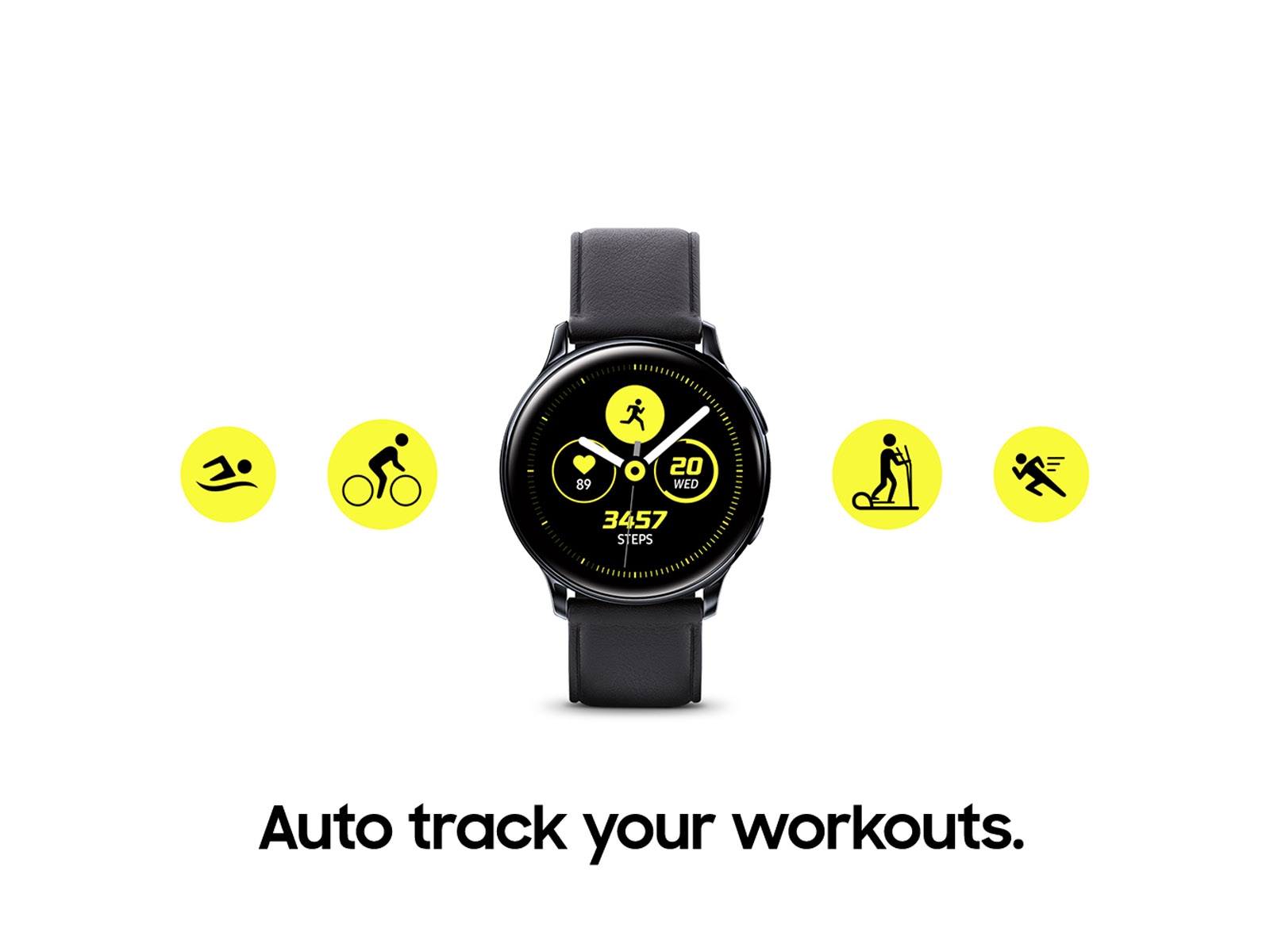 Galaxy Watch Active2 40mm Black LTE Wearables - SM-R835USKAXAR 