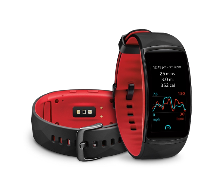 Gear Fit2 Pro smart fitness (Large), Red