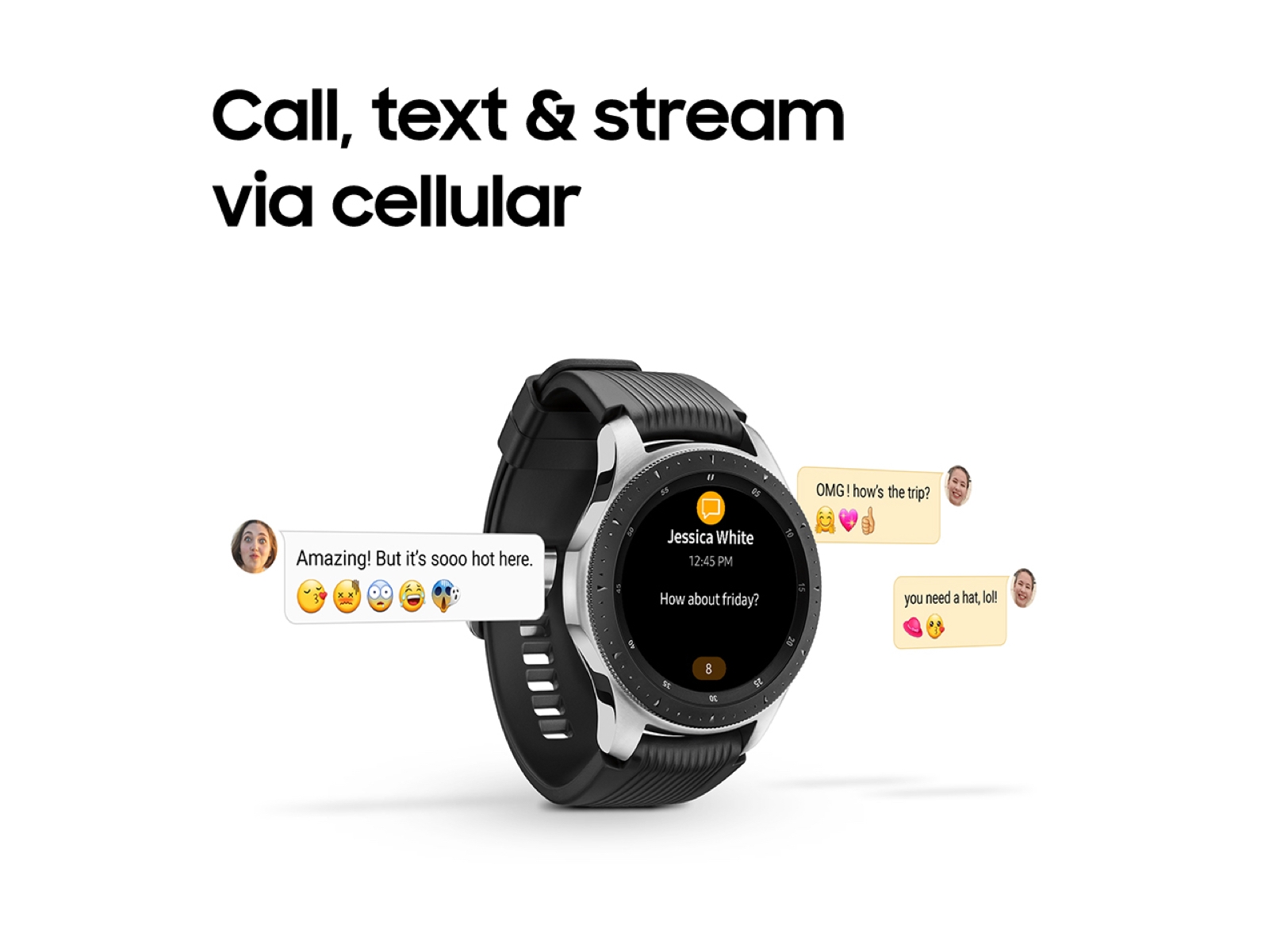 Thumbnail image of Galaxy Watch (46mm) Silver (Bluetooth)