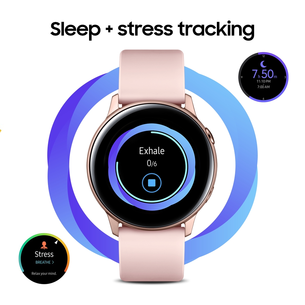 Thumbnail image of Galaxy Watch Active (40mm), Silver (Bluetooth)