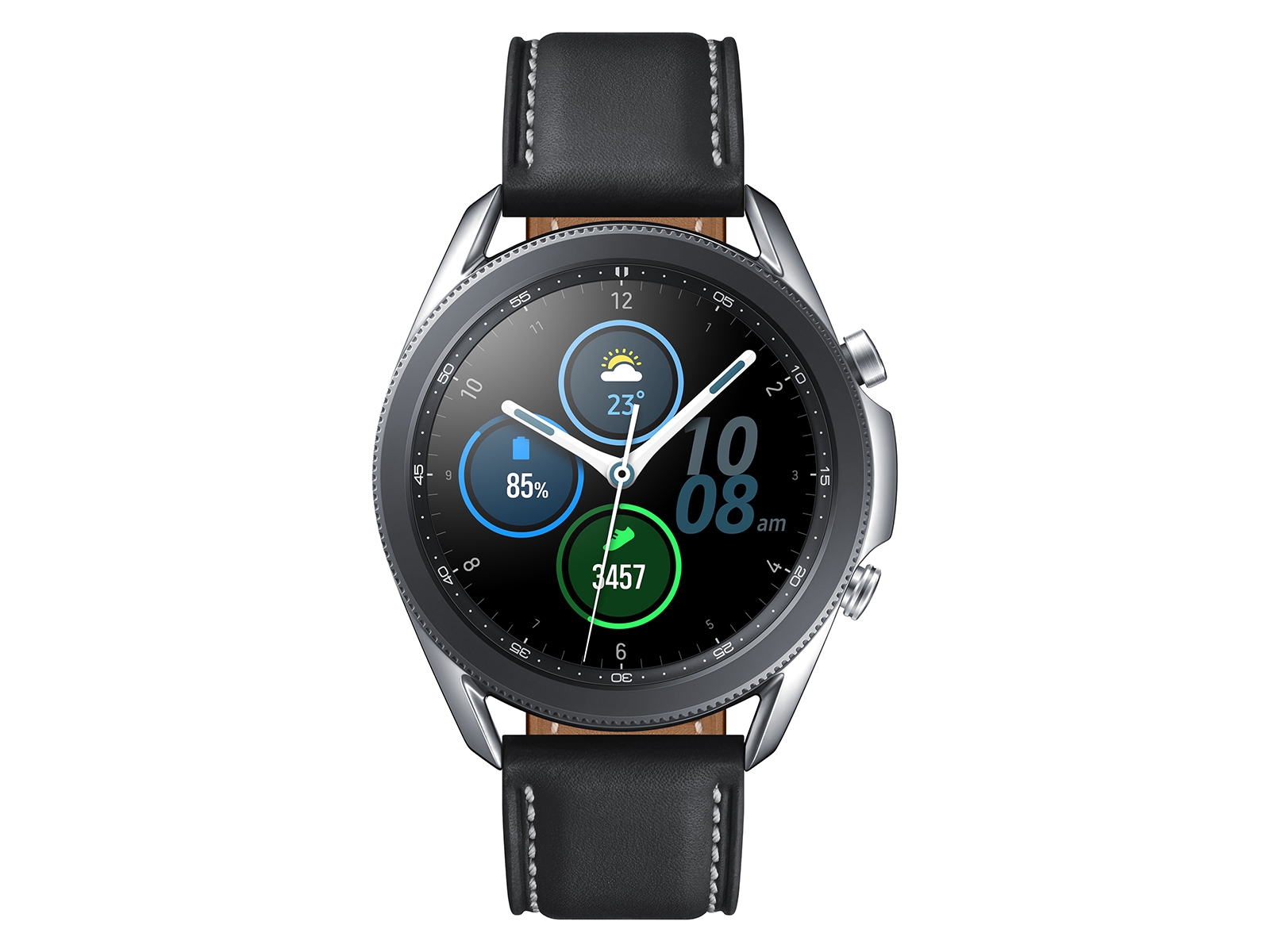 Galaxy Watch3 (45MM), Mystic Silver (Bluetooth) Wearables - SM 