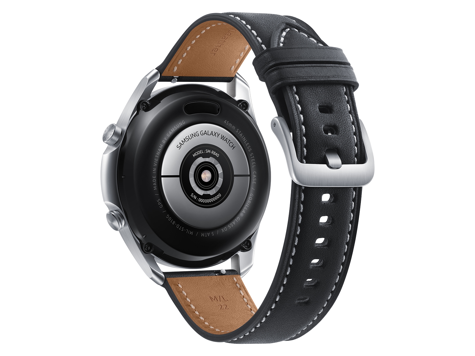 Galaxy Watch3 (45MM), Mystic Silver (Bluetooth) Wearables - SM