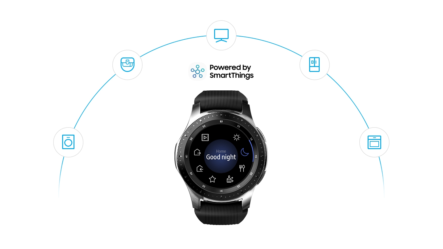 Silver Samsung Galaxy Watch - 46mm LTE | Samsung US