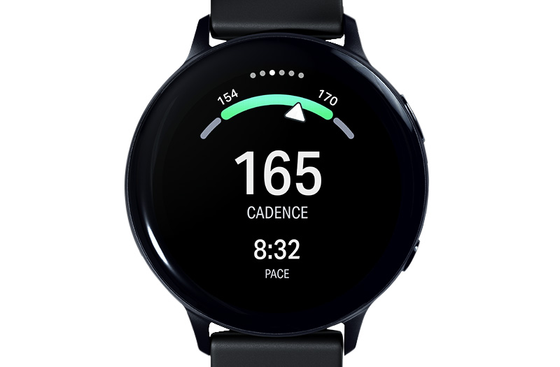 Samsung Galaxy Watch Active 2 SM-R830 40mm Aluminum Case with Sport Band  Smartwatch - Aqua Black (Bluetooth) for sale online