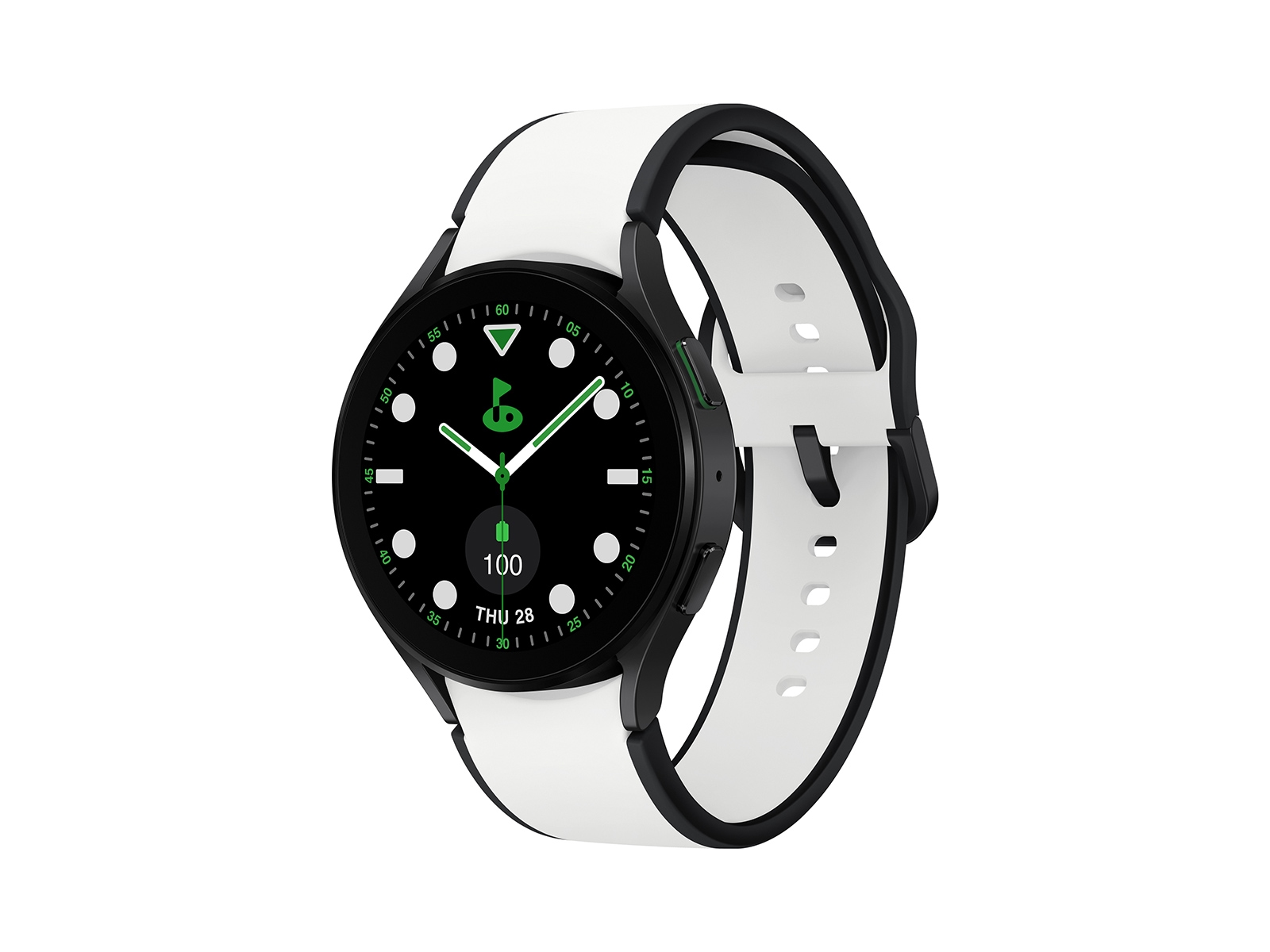 Samsung Galaxy Watch5 Silver 44mm White Sport Band