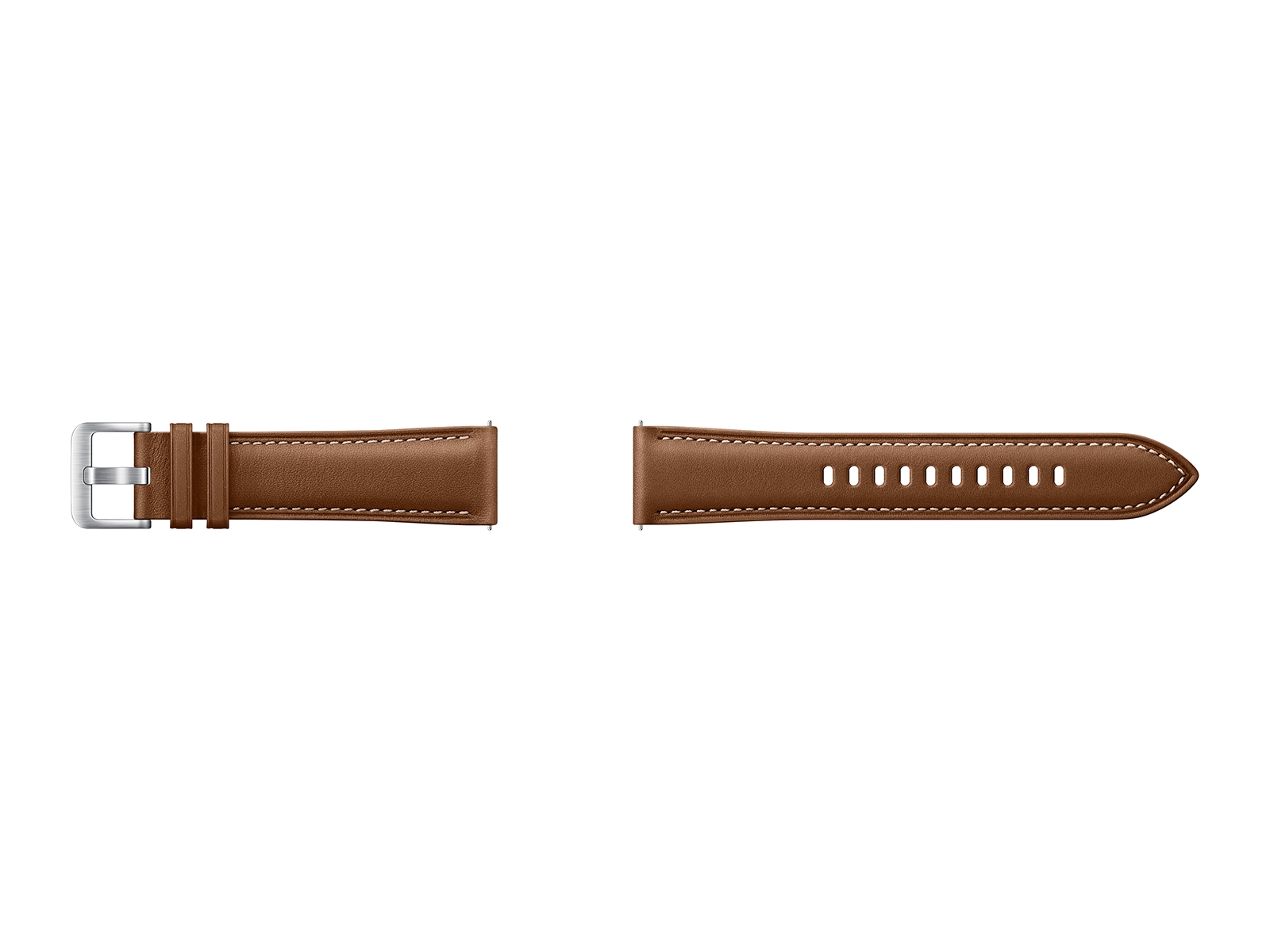 SURU® 20MM Half Padded Ogive Tip Leather Watch Strap/Watch Band (Width- 20mm  /Colour- Brown) D691 : Amazon.in: Watches