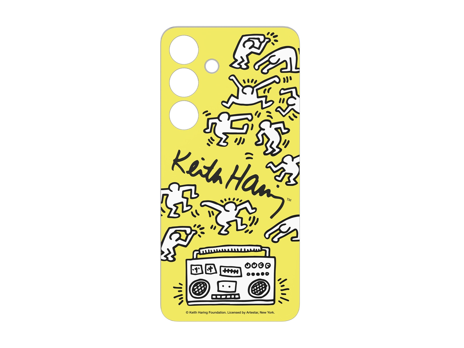 Keith Haring Dance Interactive Card for Galaxy S24 Mobile 