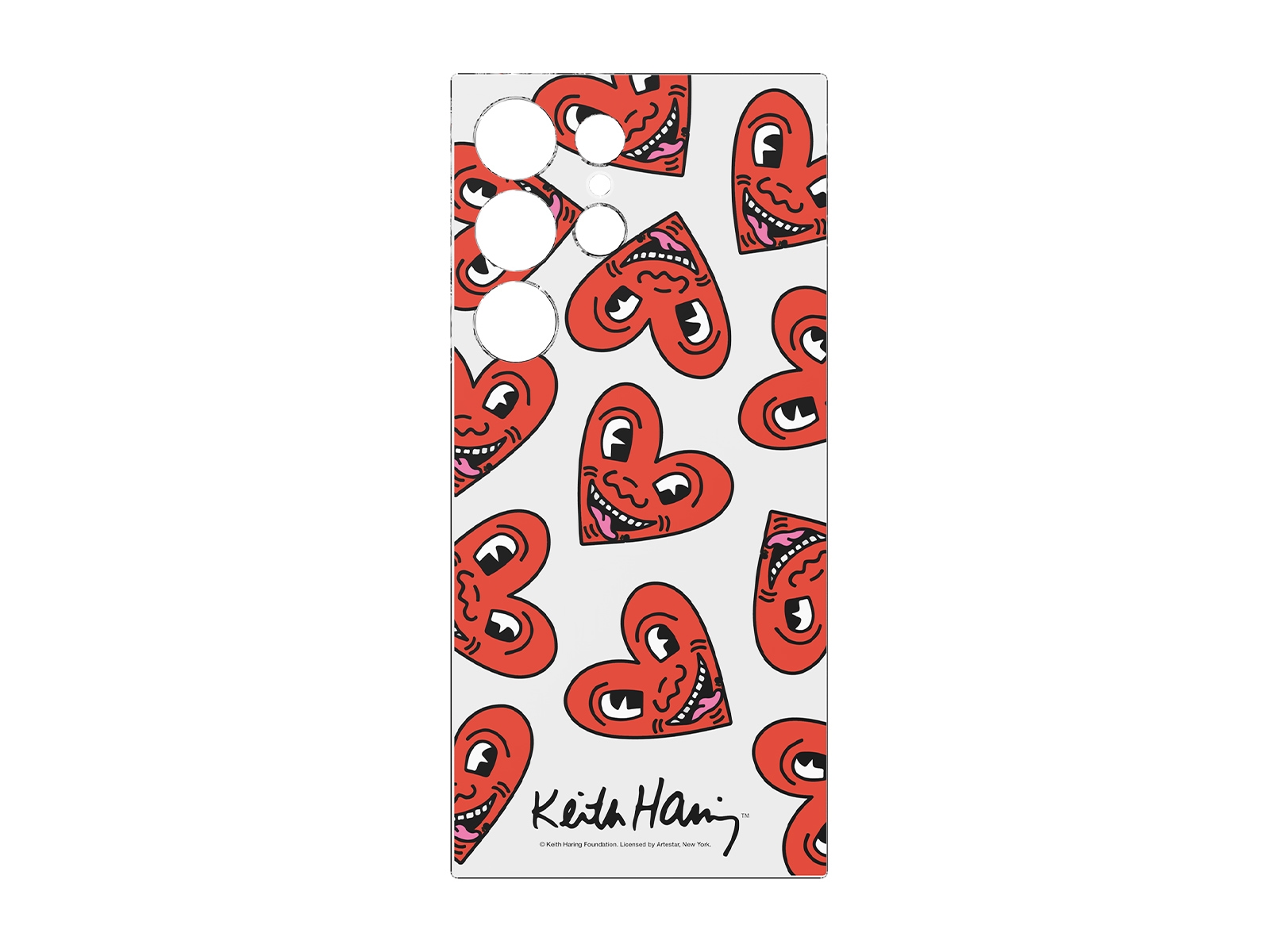 Keith Haring Heart Interactive Card for Galaxy S24 Ultra