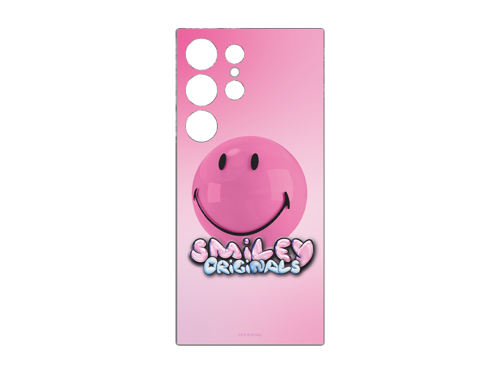 Smiley Pink Interactive Card for Galaxy S24 Ultra