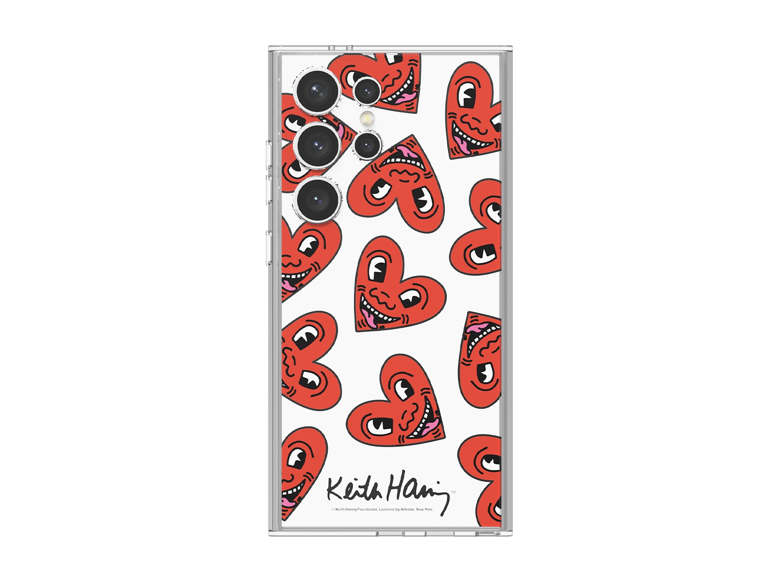 Thumbnail image of Keith Haring Heart Interactive Card for Galaxy S24 Ultra