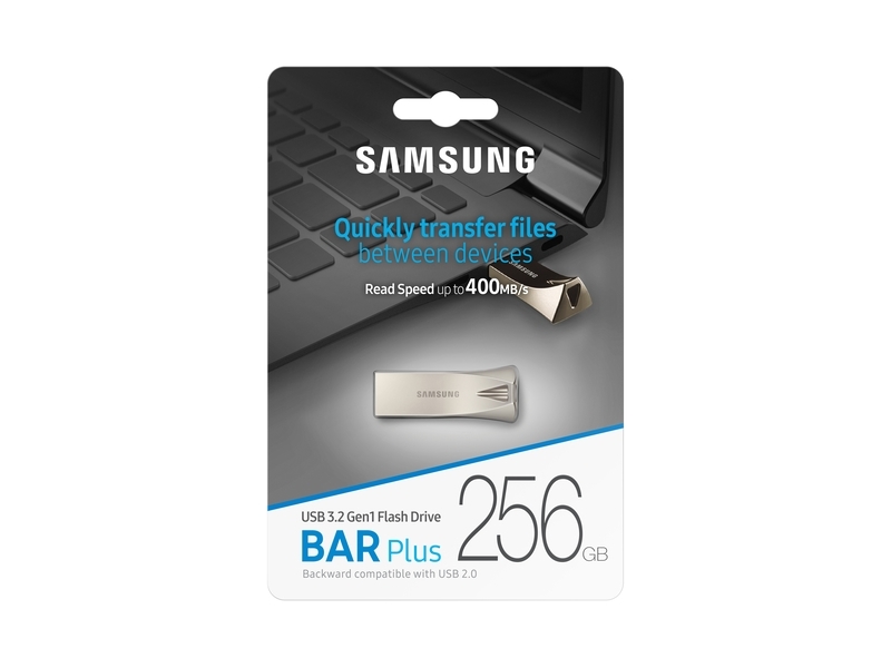 Thumbnail image of BAR Plus USB 3.1 Flash Drive 256GB Champagne Silver