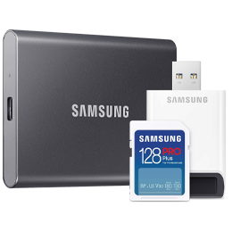 Portable SSD T7 1 TB USB 3.2 Gen 2 (Gray)