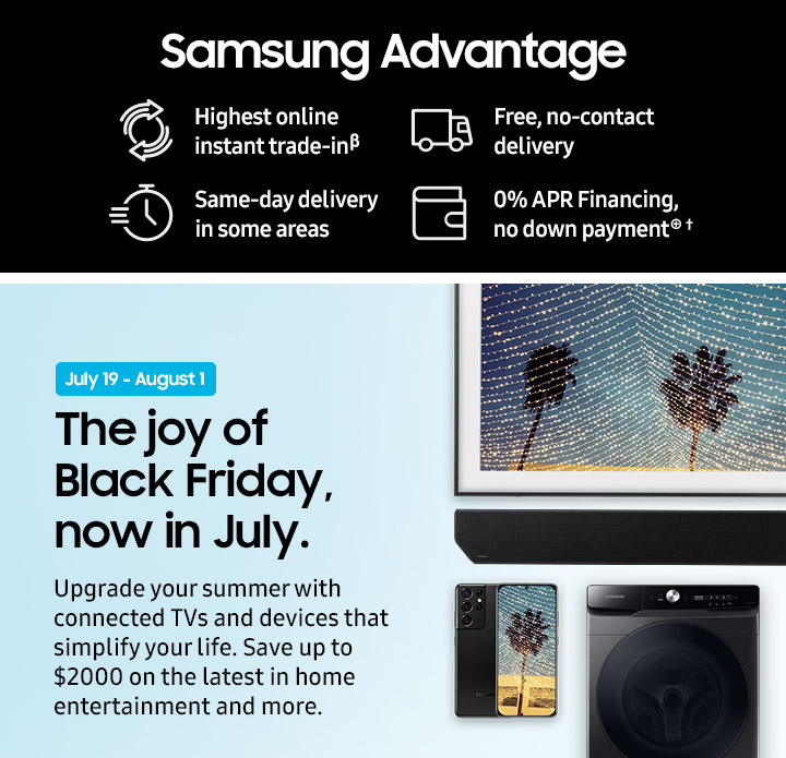 Samsung Deals: Sales and Offers on TVs, Phones, Laptops & More | Samsung US