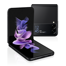 Get $100 off Unlocked Galaxy Z Flip3 5G 256GB in Phantom Black