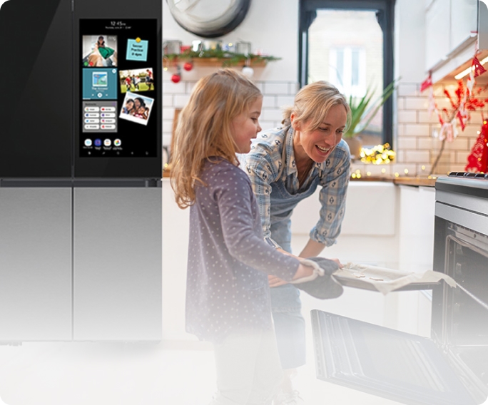 Cook up new holiday favorites The smart oven camera on the Bespoke Induction Range  will help make memorable meals.