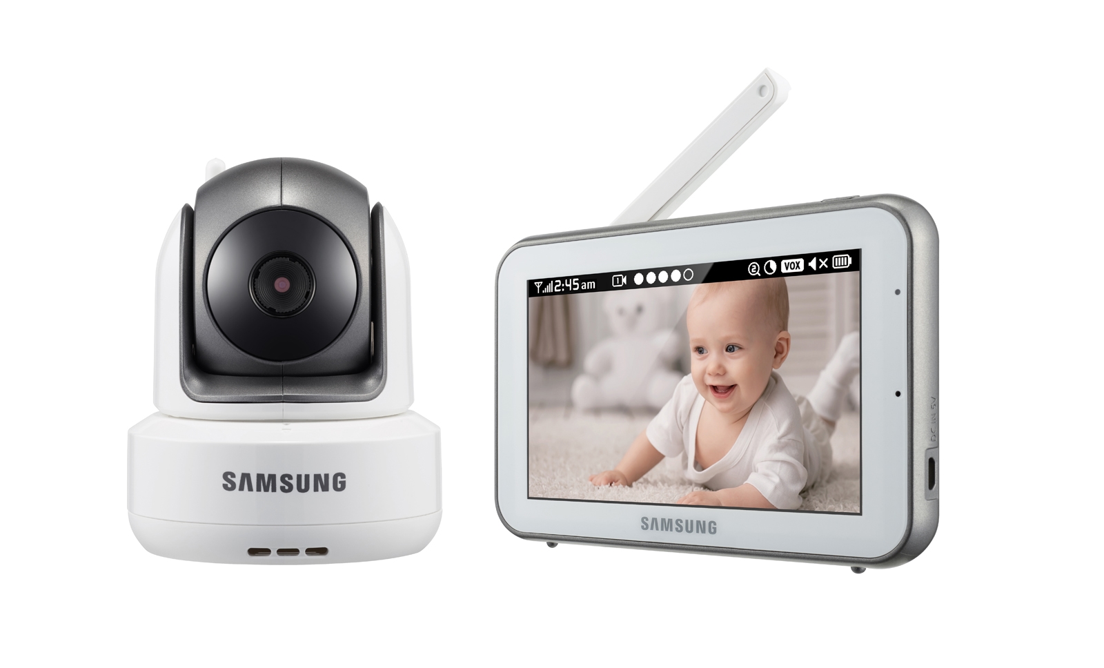 Samsung SEW-2001W Simple & Secure Digital Wireless Baby Audio Monitor 