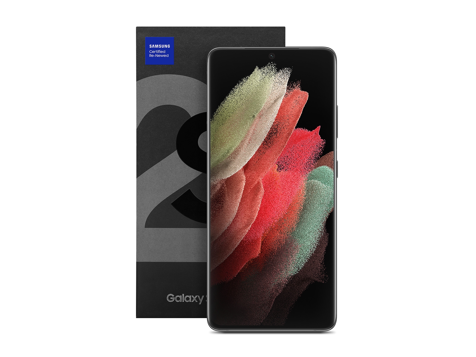 SM5G998UZKAXAA | Galaxy S21 Ultra 5G 128GB Certified Re-Newed (Unlocked), Phantom Black | Samsung Business US