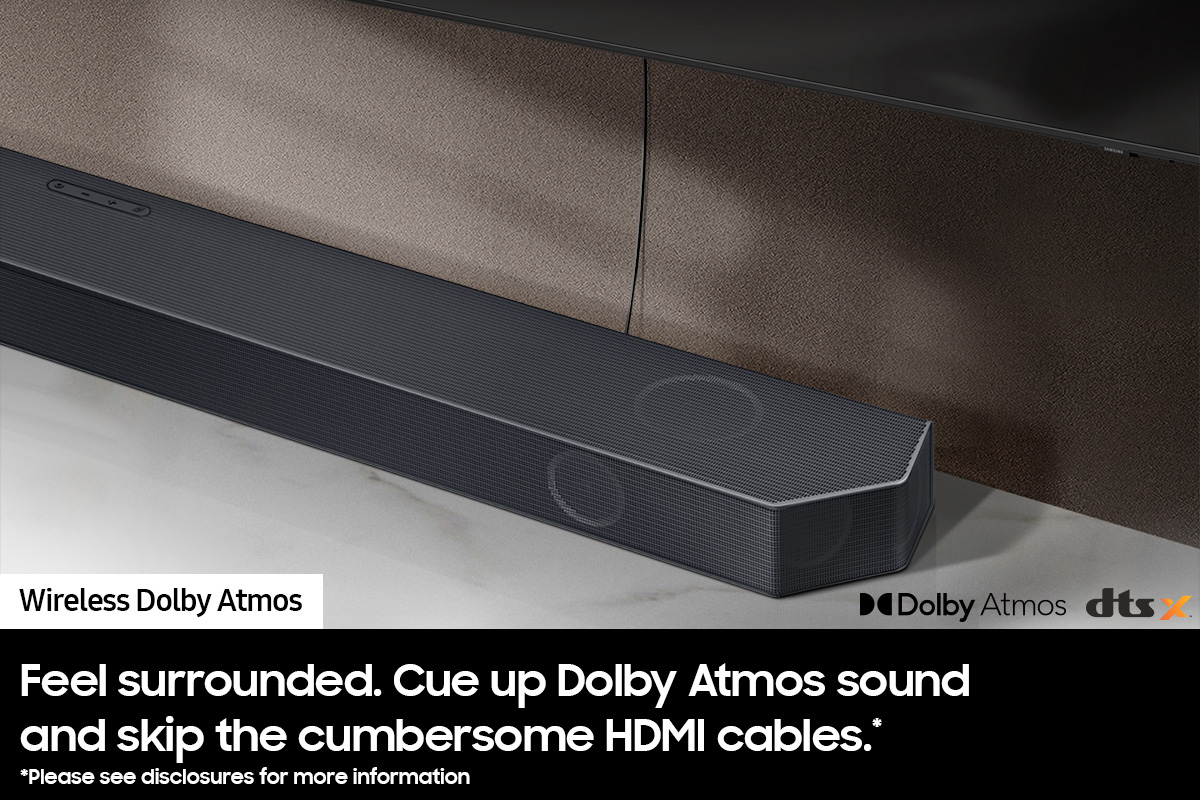 Q-series 5.1.2 ch. Wireless Dolby ATMOS Soundbar Q800C