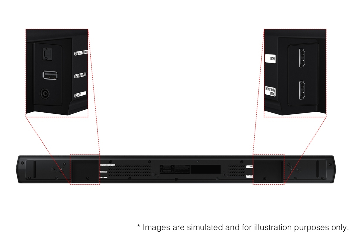 B-series 3.1ch. DTS Virtual:X Soundbar W/Bass Boost / HW-B550D | Samsung US