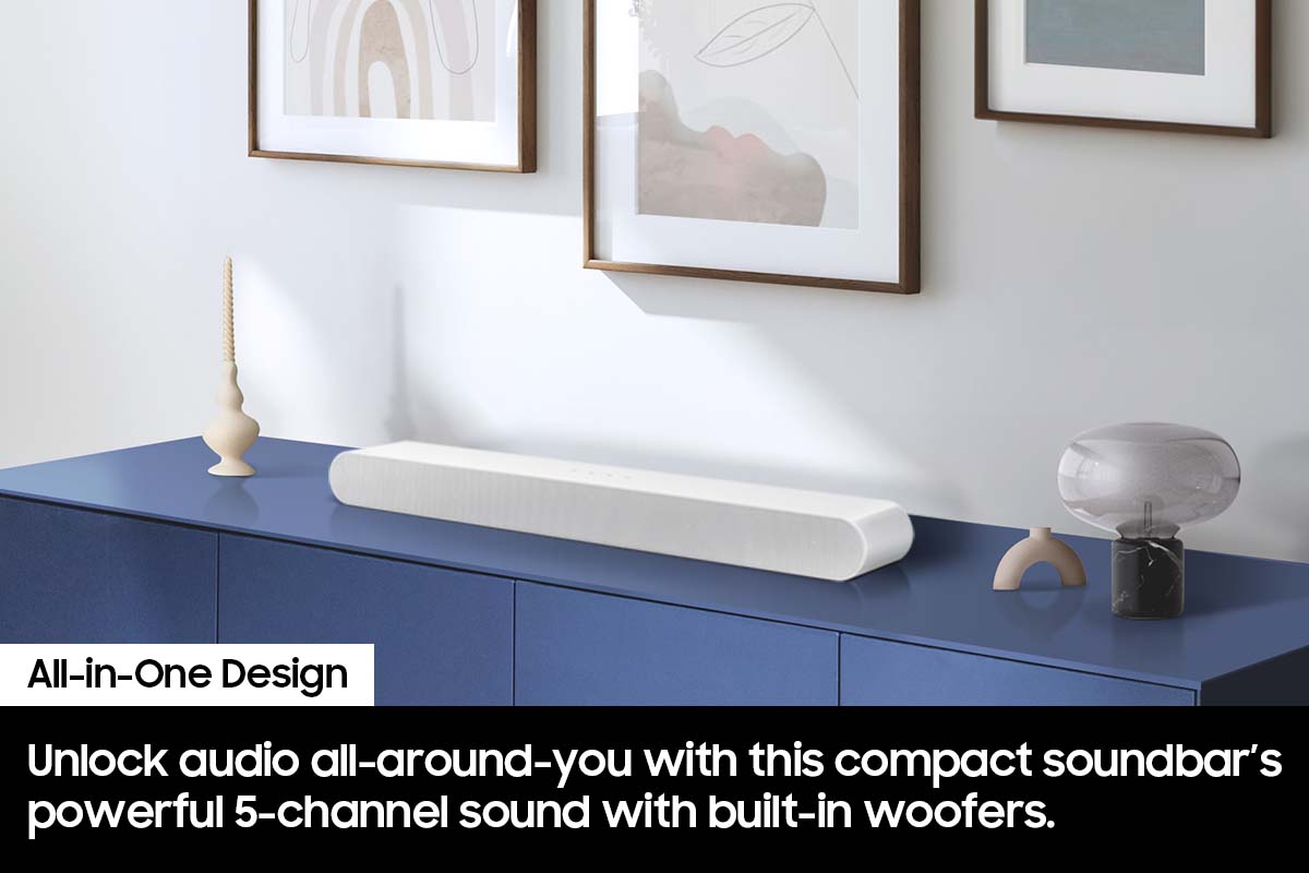 Thumbnail image of S-series All-in-one 5.0ch. Wireless Dolby ATMOS Soundbar w/ Q-Symphony / HW-S61D