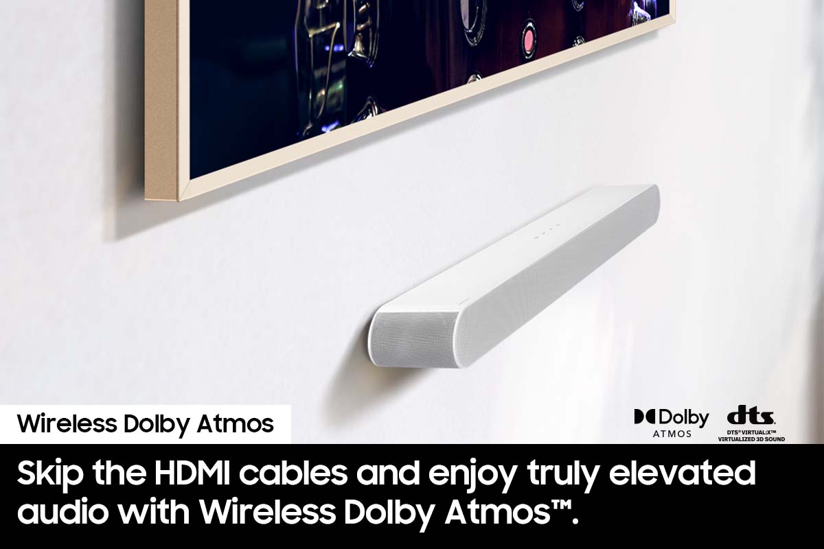 Thumbnail image of S-series All-in-one 5.0ch. Wireless Dolby ATMOS Soundbar w/ Q-Symphony / HW-S61D