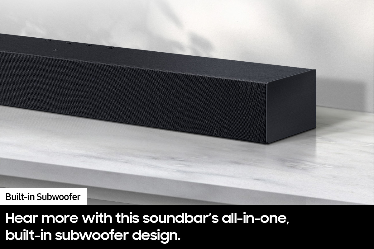 B-series 2.0ch. Soundbar w/ Built-in Woofer / HW-C400