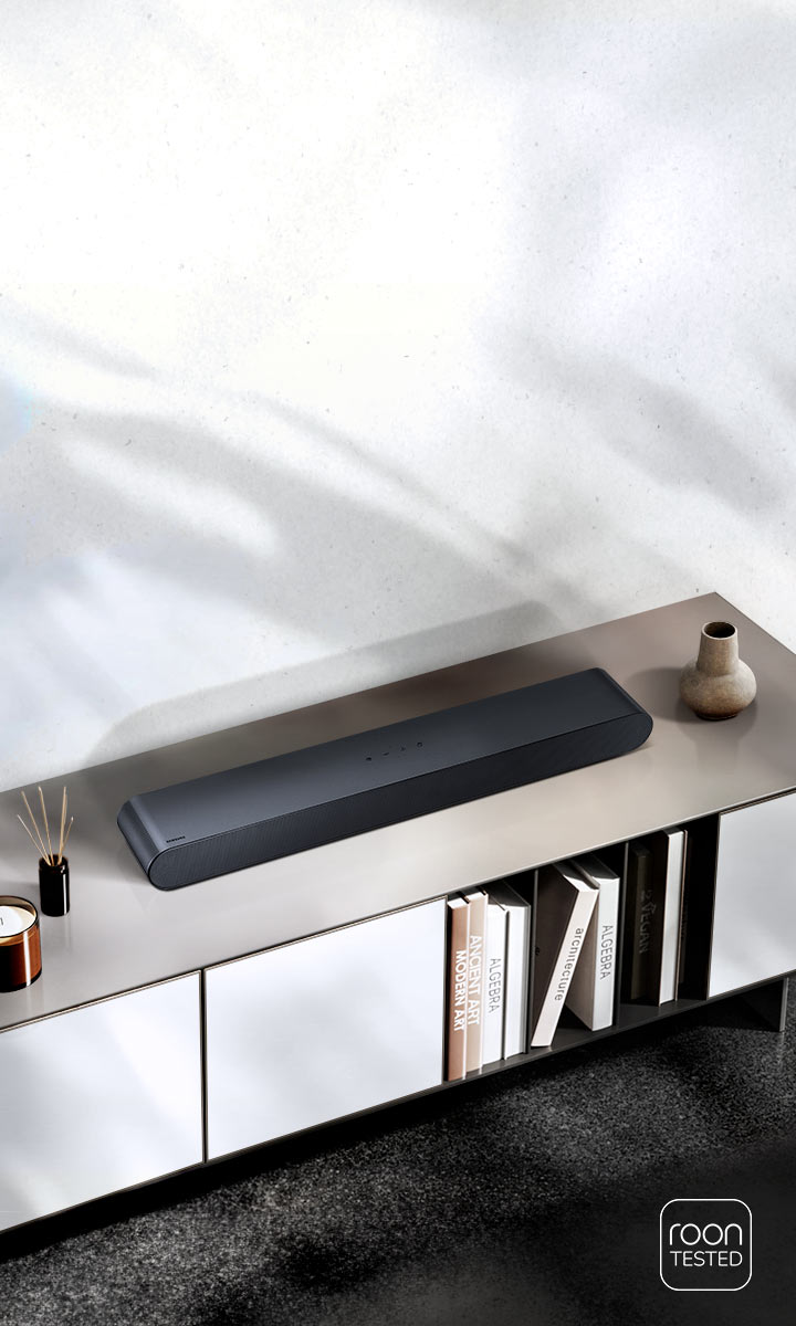 Compact design, room filling sound